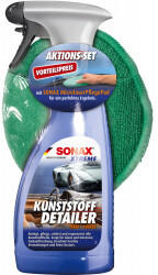 Sonax KunststoffDetailer Innen + Außen (550 ml ) + MicrofaserpflegePad Sonax KunststoffDetailer Innen + Außen (550 ml ) + MicrofaserpflegePad