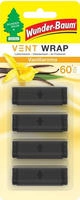 Wunder-baum Vent Wrap Lufterfrischer F&uuml;rs L&uuml;ftungsgitter Vanilla 4 St&uuml;ck