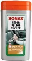 SONAX 4123000, Lederpflege SONAX LederPflegeT&uuml;cher 25 St&uuml;ck in praktischer