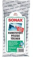Sonax Reinigungst&uuml;cher Kunststoffpflege gl&auml;nzend, feucht, f&uuml;r Auto und Haushalt,