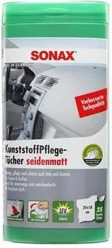 Sonax Kunststoffpflegetücher seidenmatt (25 Stück)