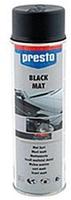 Acryl-spr&uuml;hfarbe Mattschwarz 500ml Presto