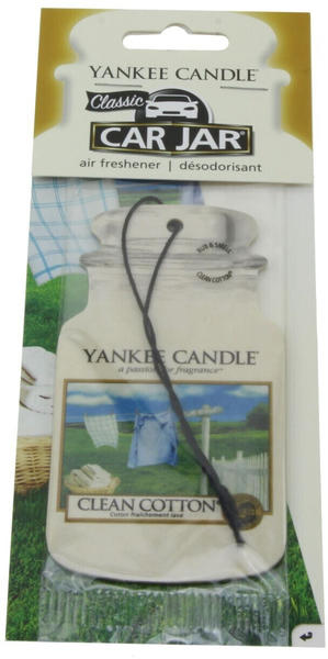 Yankee Candle Car Jar Single Clean Cotton