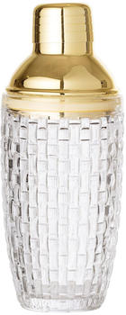 Bloomingville Cocktailshaker klar Glas &Oslash;8x22cm gold