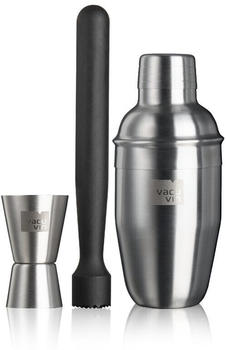 Vacu Vin Cocktail Set Basic - Silber - 3 Teile