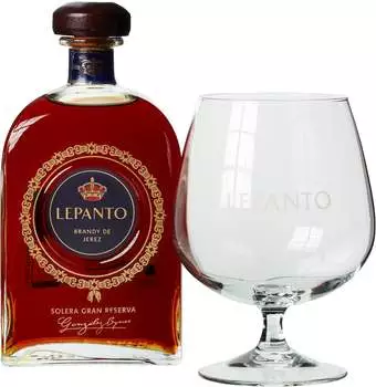Lepanto Solera Gran Reserva 0,7l plus Glas