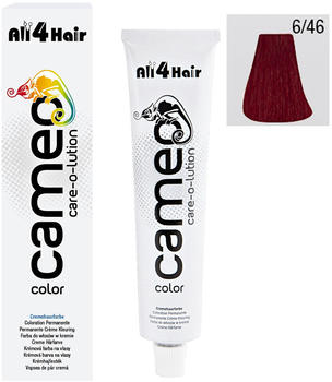 LOVE FOR HAIR Professional Cameo Color Care-o-lution 6/46 dunkelblond intensiv rot violett (60 ml)