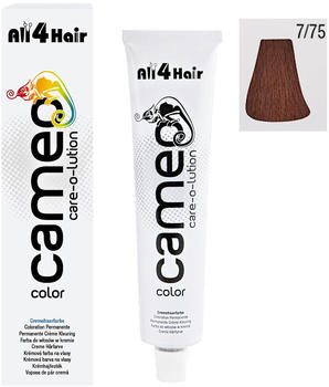 LOVE FOR HAIR Professional Cameo Color Care-o-lution 7/75 mittelblond braun-mahagoni (60 ml)