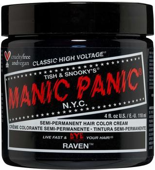Manic Panic Semi-Permanent Hair Color Cream - Raven (118ml)