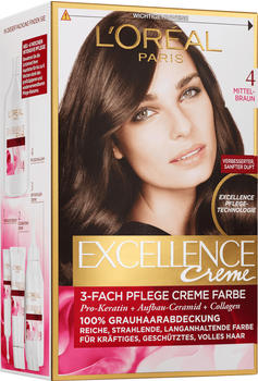 L'Oréal Excellence Crème 04 Mittelbraun