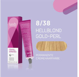 Londa Londacolor Cremehaarfarbe 8/38 Hellblond gold-perl (60ml)