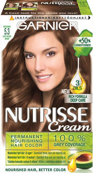 Garnier Nutrisse Cream Haircolor 5.3 Macadamia Light Golden Brown