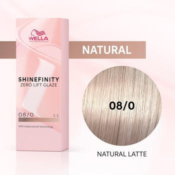 Wella Shinefinity (60ml) 08/0 Natural Latte