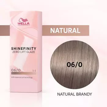 Wella Shinefinity (60ml) 06/0 Natural Brandy Wella Shinefinity (60ml) 06/0 Natural Brandy