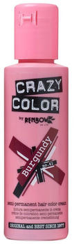 Crazy Color Semi-Permanent Hair Color Cream - Burgundy (100 ml)