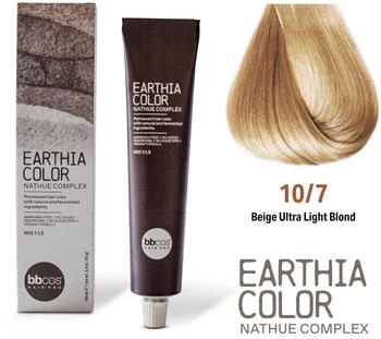 BBcos Earthia Color Nathue Complex 10/7 Beige Ultra Light Blond 100ml