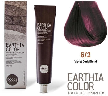 BBcos Earthia Color Nathue Complex 6/2 Violet Dark Blond 100ml