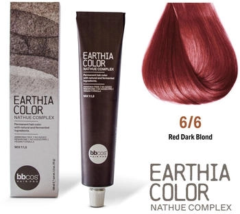 BBcos Earthia Color Nathue Complex 6/6 Red Dark Blond 100ml