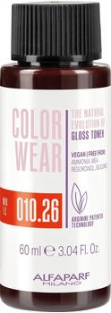 Alfaparf Milano Color Wear Gloss Toner Red - 010.26 Soft Lightest Violet Red Blonde 60ml