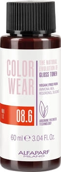 Alfaparf Milano Color Wear Gloss Toner Red - 08.6 Soft Light Red Blonde 60ml