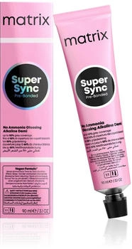 Matrix Super Sync Pre-Bonded Tönung 1A Asch Schwarz 90 ml (3474637238193)