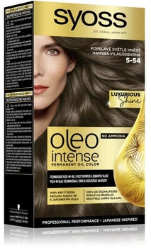 syoss Oleo Intense Permanent- mit &Ouml;l Farbton 5-54 Ashy Light Brown 1 St.