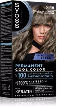 syoss Permanent Cool Color Permanent- mit k&uuml;hlem Unterton Farbton 6_46 Cool Dark Blond 1 St.