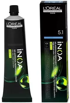 L'Oréal Amoniakfreie Färbung Professionnel Paris Inoa Nº 5.1 60 g
