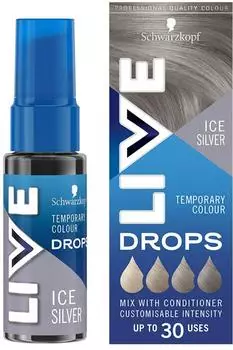 Schwarzkopf LIVE Colour Drops (30 ml) Ice Silver