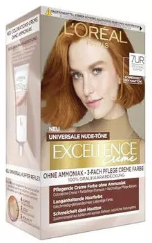 L'Or&eacute;al Excellence Creme Haarfarbe Universal Kupfer Nr. 7UR (3600524126285)