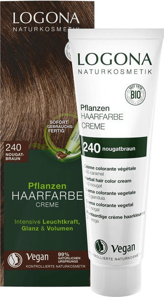 Logona Pflanzen Haarfarbe Creme 240 nougatbraun (150ml)