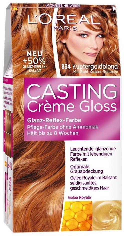 L'Oréal Casting Creme Gloss 834 Kupfergoldblond (160 ml) Test TOP Angebote  ab 3,99 € (März 2023)
