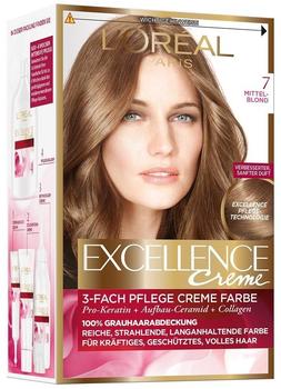 L'Oréal Excellence Crème 7 Mittel-Blond