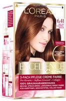 L'Or&eacute;al Paris Excellence Creme Haarfarbe Farbton 6.41 Noisette 1 St.,...