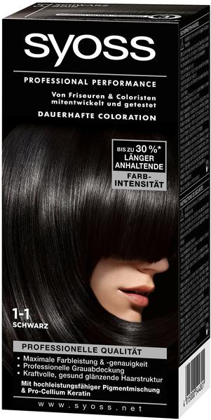 syoss Professional Color Classic 1-1 Schwarz Test TOP Angebote ab 3,99 €  (April 2023)