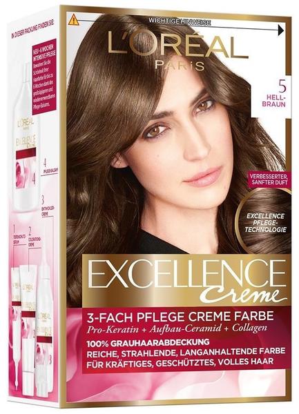 Loreal L'Oréal Excellence Crème 5 Hell-Braun Test TOP Angebote ab 5,95 €  (September 2023)