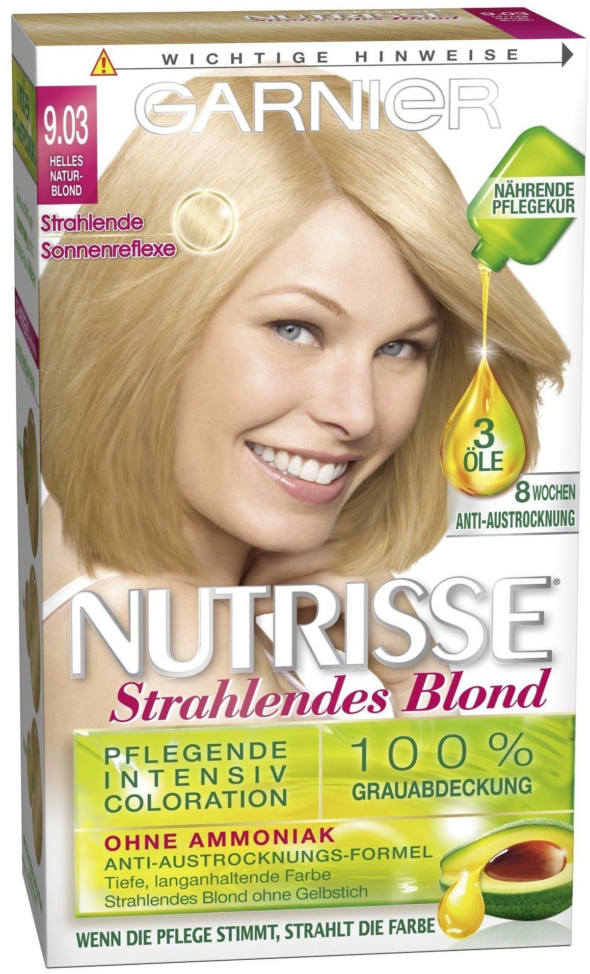 Garnier Nutrisse Strahlendes Blond 9.03 helles naturblond Test TOP Angebote  ab 4,95 € (März 2023)