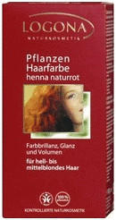 Logona Pflanzen-Haarfarbe Henna Naturrot (100 g)