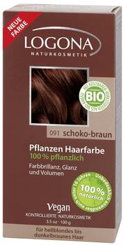 Logona Pflanzen-Haarfarbe-Pulver Schoko-Braun (100g)