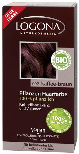 Logona Pflanzen-Haarfarbe-Pulver Kaffee-Braun (100g)