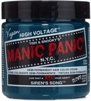 Manic Panic Semi-Permanent Hair Color Cream - Siren's Song (118ml)