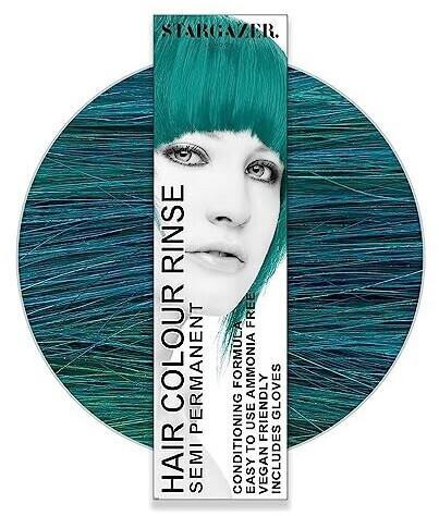 Stargazer Hair Colour Rinse Semi-Permanent Tropical Green (70ml)