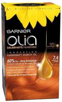 Garnier Olia Big Kit Permanent-Haarfarbe Farbton 7.40 Intensywna Mied 1 St.,