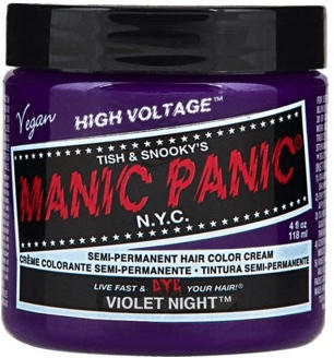 Manic Panic Semi-Permanent Hair Color Cream - Violet Night (118ml)