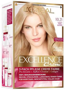 L'Oréal Excellence Crème 10.21 Helles Perl-Blond