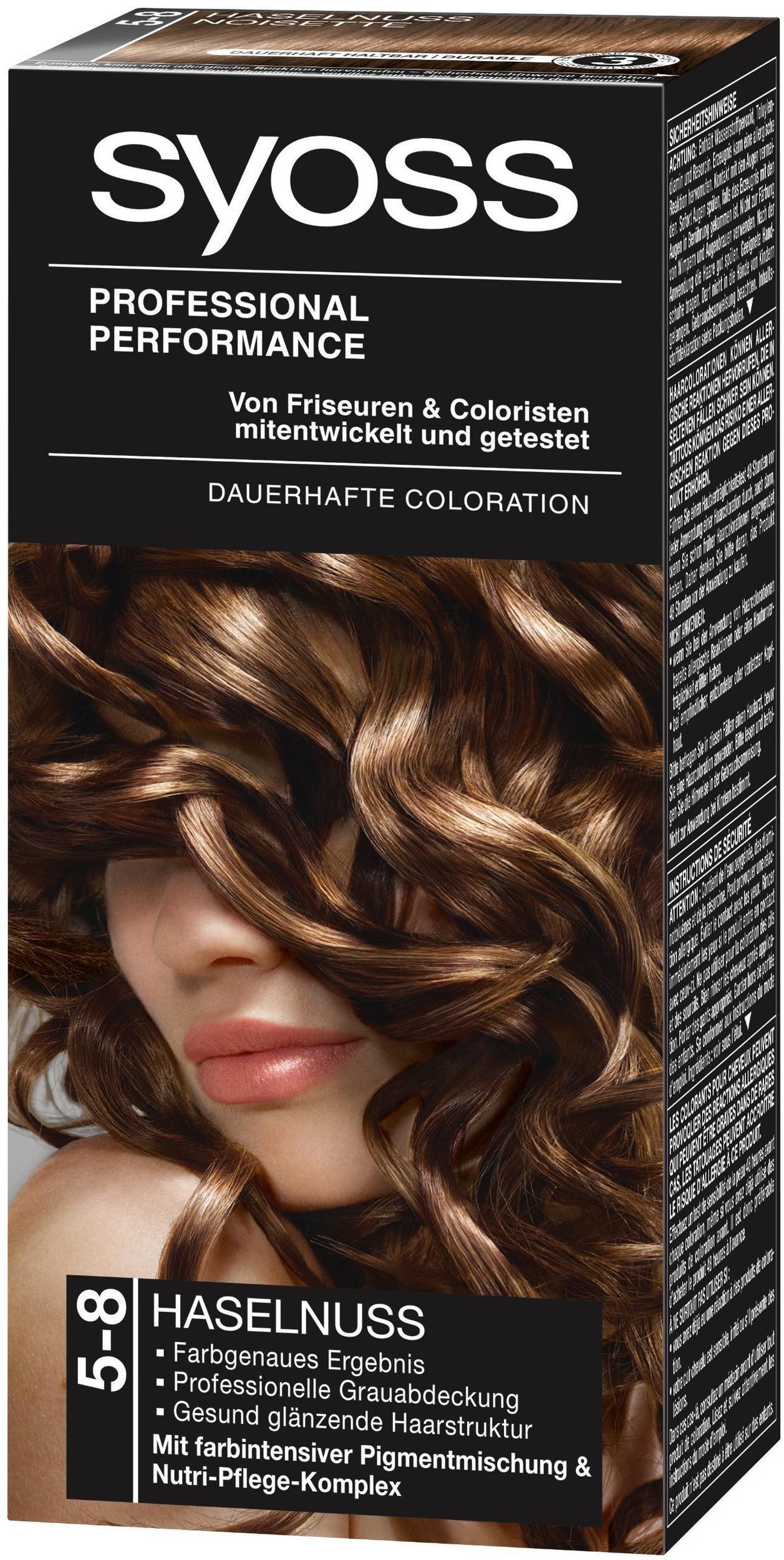 syoss Professional Color Classic 5-8 Haselnuss Test TOP Angebote ab 4,95 €  (September 2023)