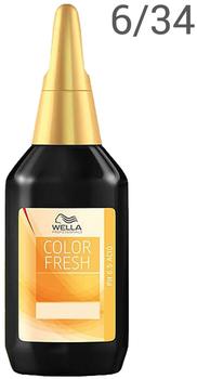 Wella Color Fresh Liquid 6/34 dunkelblond gold-rot (75 ml)