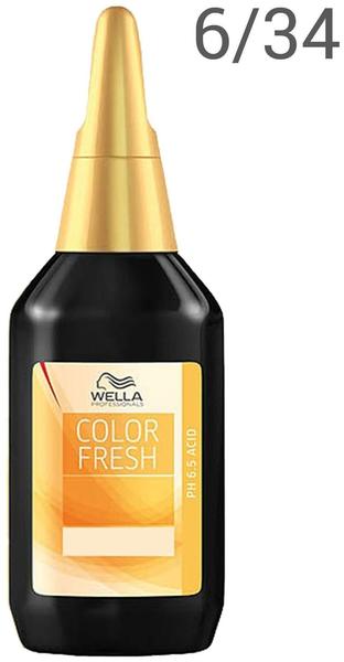 Wella Color Fresh Liquid 6/34 dunkelblond gold-rot (75 ml)