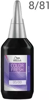 Wella Color Fresh Liquid Silver Liquid 8/81 (75 ml)