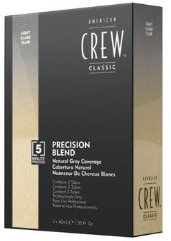 American Crew Precision Blend Natural Grey Coverage 7-8 light (3 x 40ml)